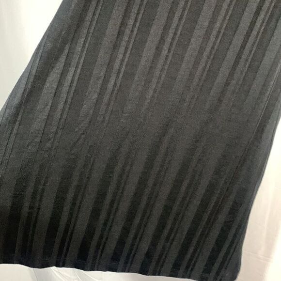 GAP Black Striped Mini/Midi Dress NWT - Picture 5 of 9